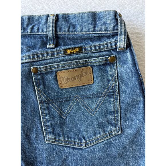 Wrangler George Straight Men Jeans Size 36x32 Cowboy Cut Rugged Cotton Denim - Picture 11 of 12